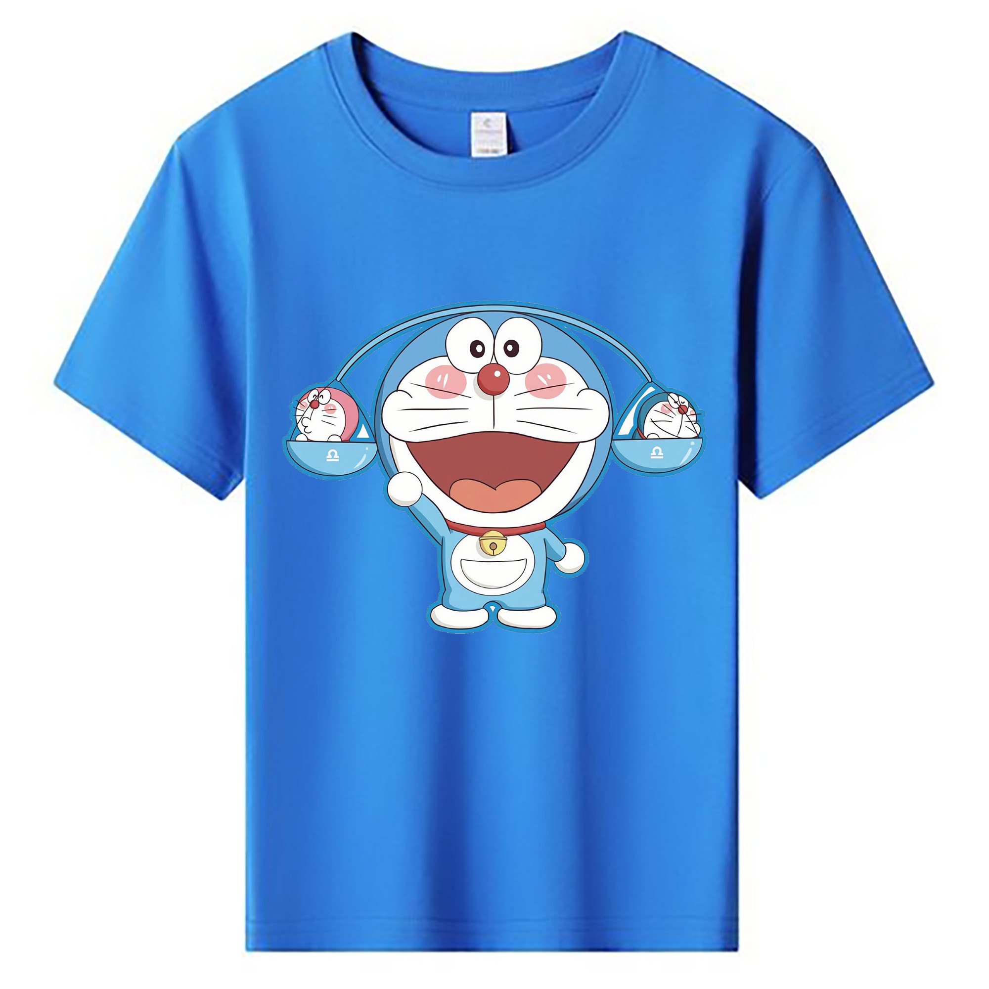 （画像用） ドラえもん Doraemon 綿100％キッズTシャツ（フロントプリント）